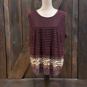 Stretchy pleated blouse
